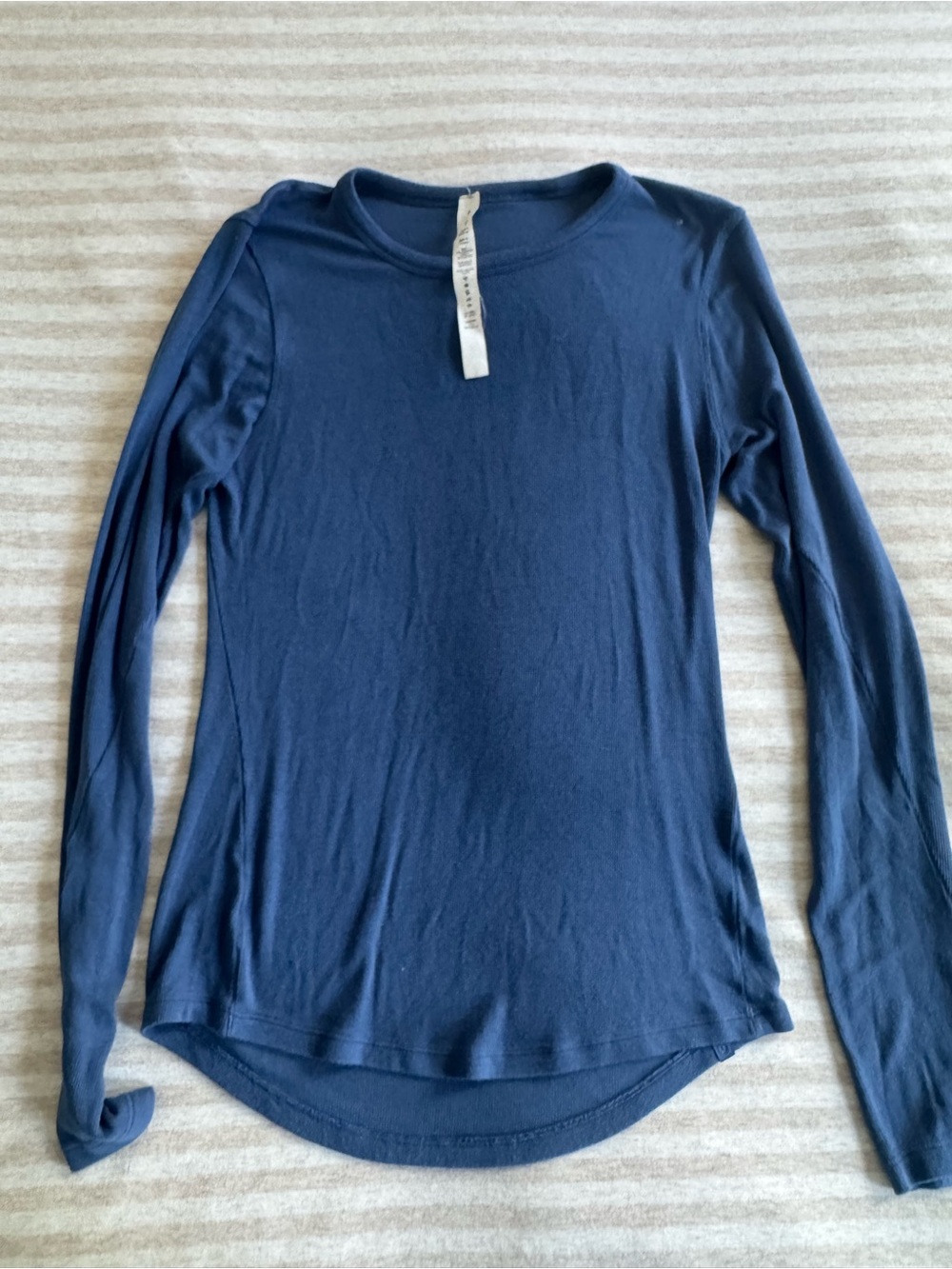lululemon athletica Women's Long-Sleeve Crew Neck Top - Navy Blue